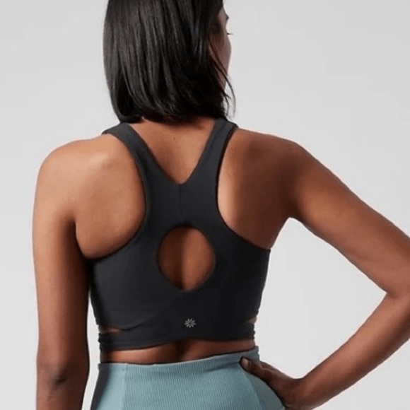 ATHLETA Conscious Cut Out Crop Tank - Picture 2 of 4